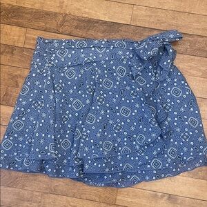 Aerie chiffon wrap skirt